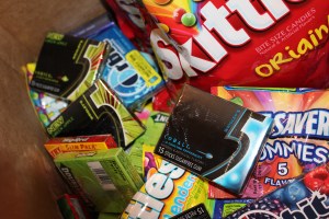 Wrigley candy in box