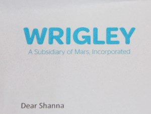 Wrigley letter