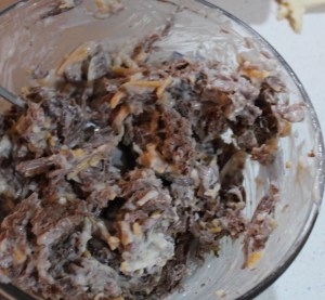 Beef Pockets meat mixture