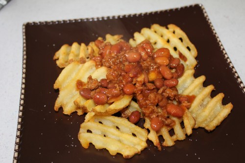 cowboy nachos add beans