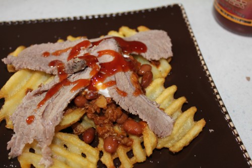 cowboy nachos add sauce