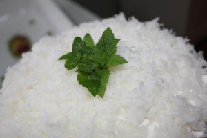 If you want you can add a mint garnish.