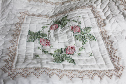quilt roses grandma nell one block