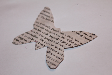 butterfly craft cut out