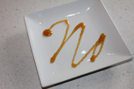 Before plating, add a swirl of caramel sauce to the plate. Your taste buds will thank you.