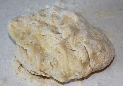 Mix until well blended and no longer crumbly.