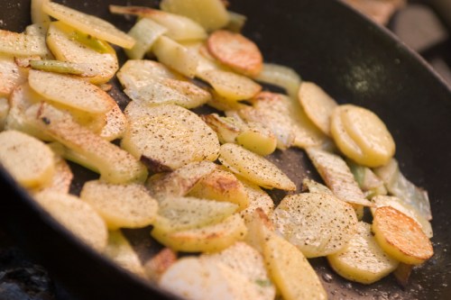 fried potatoes