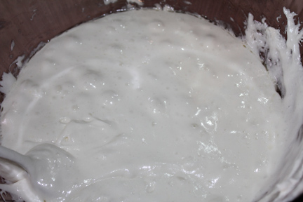 When it is melted, it will look like this.