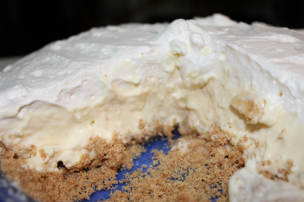 And enjoy! We may have cut into this one before it was quite ready, but it was really tasty!