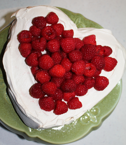 Top with whipped cream and berries (or cherries) for a beautiful dessert your sweetheart will love.