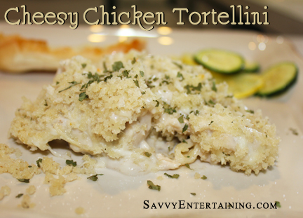 Chicken Tortelinni  plated