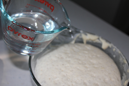 Stir in water mixture.