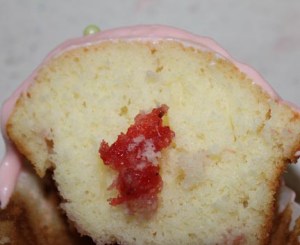 Take a bite and enjoy the sweet, strawberry surprise in the middle!