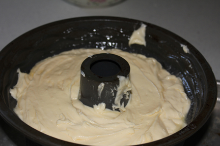 Place it in an oven preheated to 350 degrees and bake for about 50 minutes.