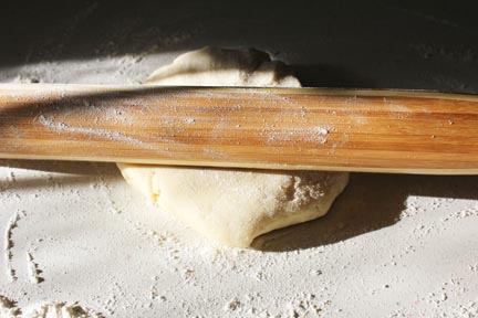 Roll out on a floured surface.