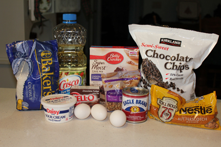 7-layer cake ingredients
