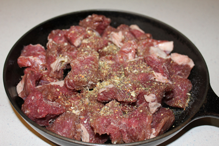 Season with an all-purpose seasoning and salt. 