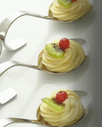 White chocolate mousse
