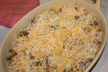 Top with cheese.